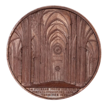 France, Strasbourg Cathedral, Copper Medal 1861