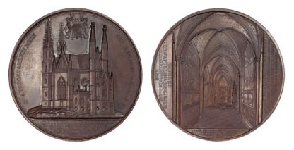 Germany, Remagen, St. Apollinaris Church, Copper Medal 1853