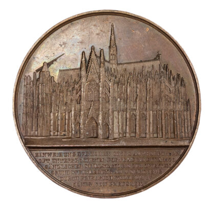 Germany, Cologne, Cathedral Restoration, Copper Medal 1851
