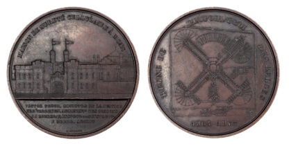 Belgium, Mons, Maison de Surete (Prison), Copper Medal 1867