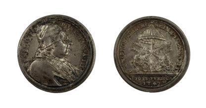 Papal States, Benedict XIV (1740-58), Trial of the Coinage, Silver Medal 1742