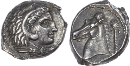 Sicily, Siculo-Punic, Silver Tetradrachm