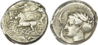 Syracuse, Second Democracy, Silver Tetradrachm