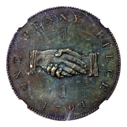 Sierra Leone, bronze Proof Penny, 1791 - large type