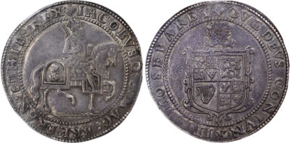James I Crown Plumes Reverse - Ex. H. Whitley 1956