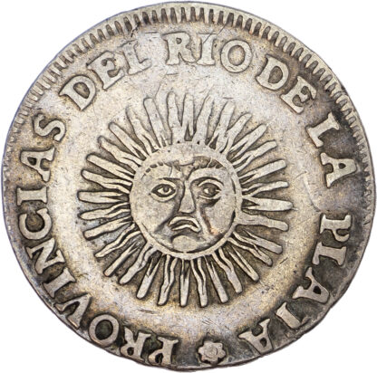 Argentina, Rio de la Plata, silver 2 Soles 1826 RA