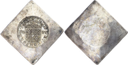 Netherlands, Franco-Dutch War, Siege of Groningen, silver 50 Stuivers, 1672