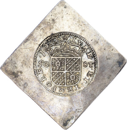 Netherlands, Franco-Dutch War, Siege of Groningen, silver 50 Stuivers, 1672
