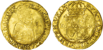 James I, Unite, Cinquefoil (1613-1615)