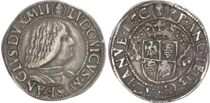 Italy, Milan, Ludovico Maria Sforza ‘Il Moro’ (1494-1499), silver Testone
