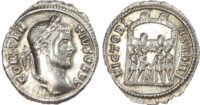 Constantius I as Caesar, Silver Argenteus