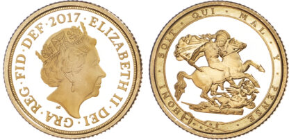Elizabeth II, Sovereign Five Coin Proof Set, 2017