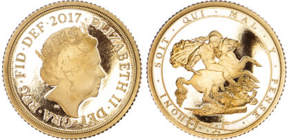 Elizabeth II, Sovereign Five Coin Proof Set, 2017