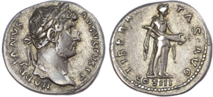 Hadrian, Silver Denarius