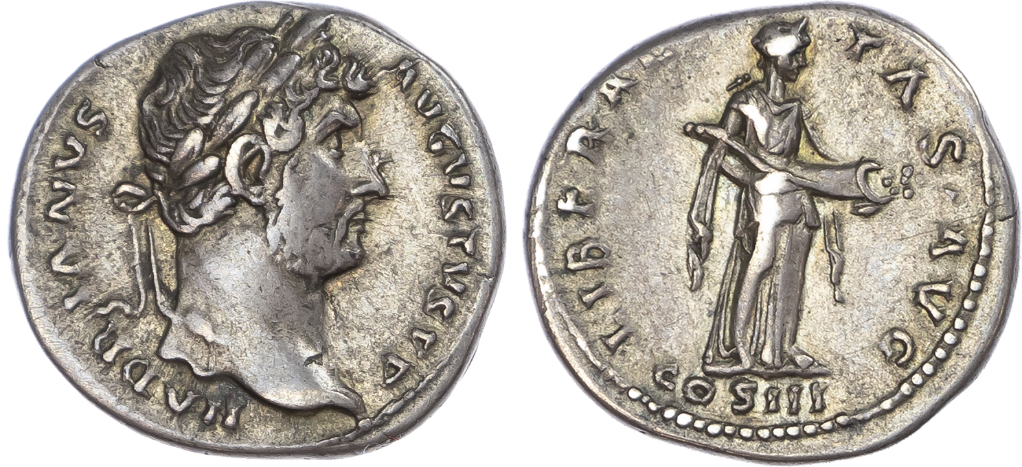 Hadrian, Silver Denarius