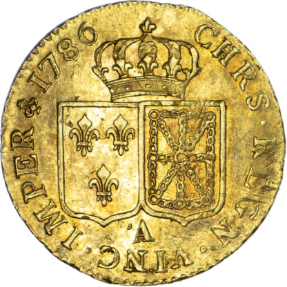 France, Louis XVI (1774-1792), gold Louis d’Or, 1786