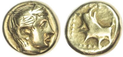 Lesbos, Mytilene, Electrum Hekte
