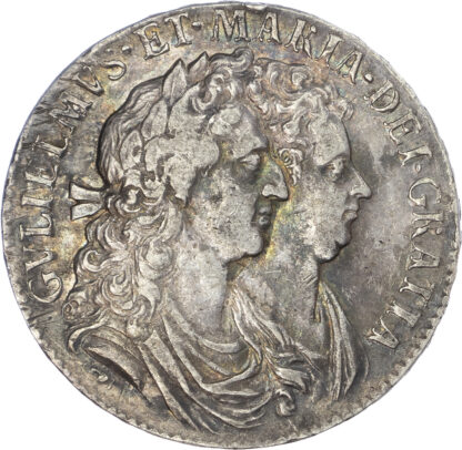 William and Mary, Halfcrown, 1689