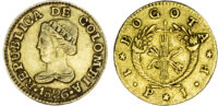 Colombia, gold Peso, 1826