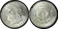 USA, silver Morgan Dollar, 1884, Carson City - GSA