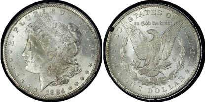 USA, silver Morgan Dollar, 1884, Carson City - GSA