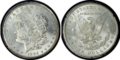 USA, silver Morgan Dollar, 1884, Carson City - GSA