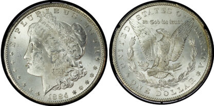 USA, silver Morgan Dollar, 1884, Carson City mint - GSA