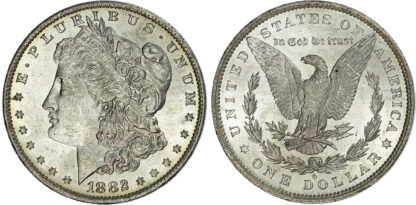 USA, silver Morgan Dollar, 1882, New Orleans
