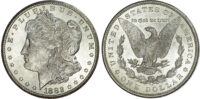 USA, silver Morgan Dollar, 1882, Carson City