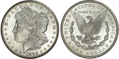 USA, silver Morgan Dollar, 1882, Carson City