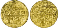 Ottoman Empire, Mahmud I (1730-1754), gold Zeri Mahbub
