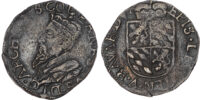 Belgium, Liège, Ernest de Bavière (1581-1612), copper Liard