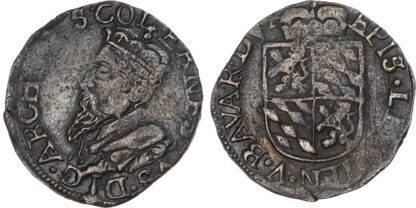 Belgium, Liège, Ernest de Bavière (1581-1612), copper Liard