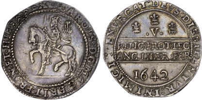 1642 Charles I Oxford Crown