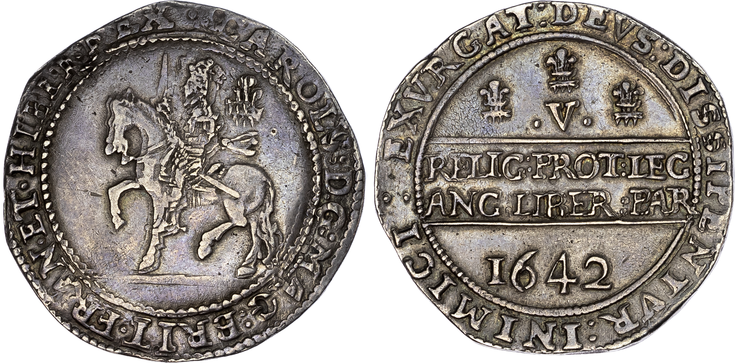 1642 Charles I Shrewsbury Crown