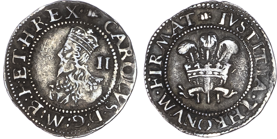 Charles I Halfgroat Aberystwyth