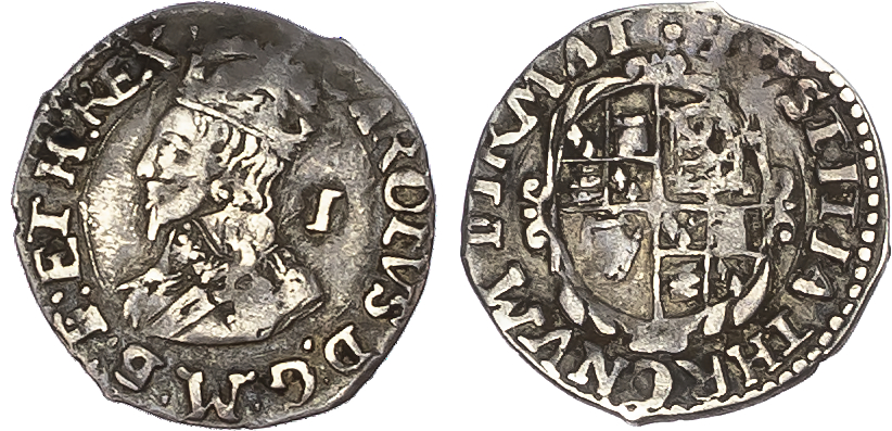 Charles I Silver Penny S2847