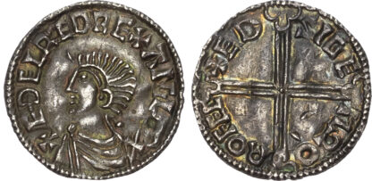 Aethelred II Silver Penny Rochester - Superb