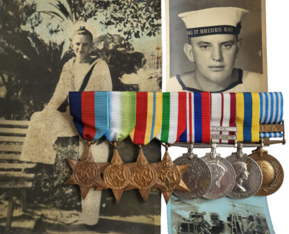 Group of 8 to Able Seaman JG Griffiths Royal Navy