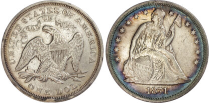 USA, Seated Liberty silver Dollar, 1871