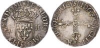 France, Henri III (1574-1589), silver ¼ Ecu, 1587