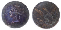 USA, copper Pattern 10 Dollars, 1861 - PR 63 BN