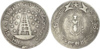 India, EIC, Madras Presidency, silver Half Pagoda