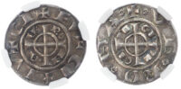 Italy, Verona, silver Grosso da 20 Denari - AU 55