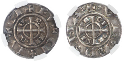 Italy, Verona, silver Grosso da 20 Denari - AU 55