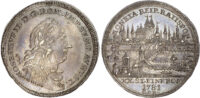 Germany, Regensburg, Joseph II, silver Half Taler, 1781