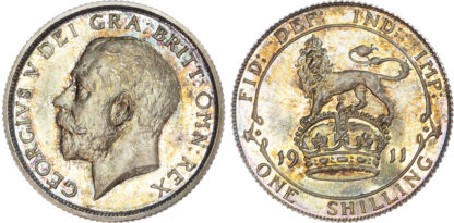 George V, Silver Proof ‘Short’ Set, 1911