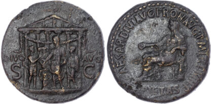 Caligula, Bronze Sestertius