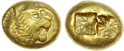 Kingdom of Lydia, Time of Alyattes ‑ Kroisos Electrum Trite