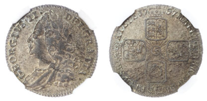 George II, Sixpence, 1757